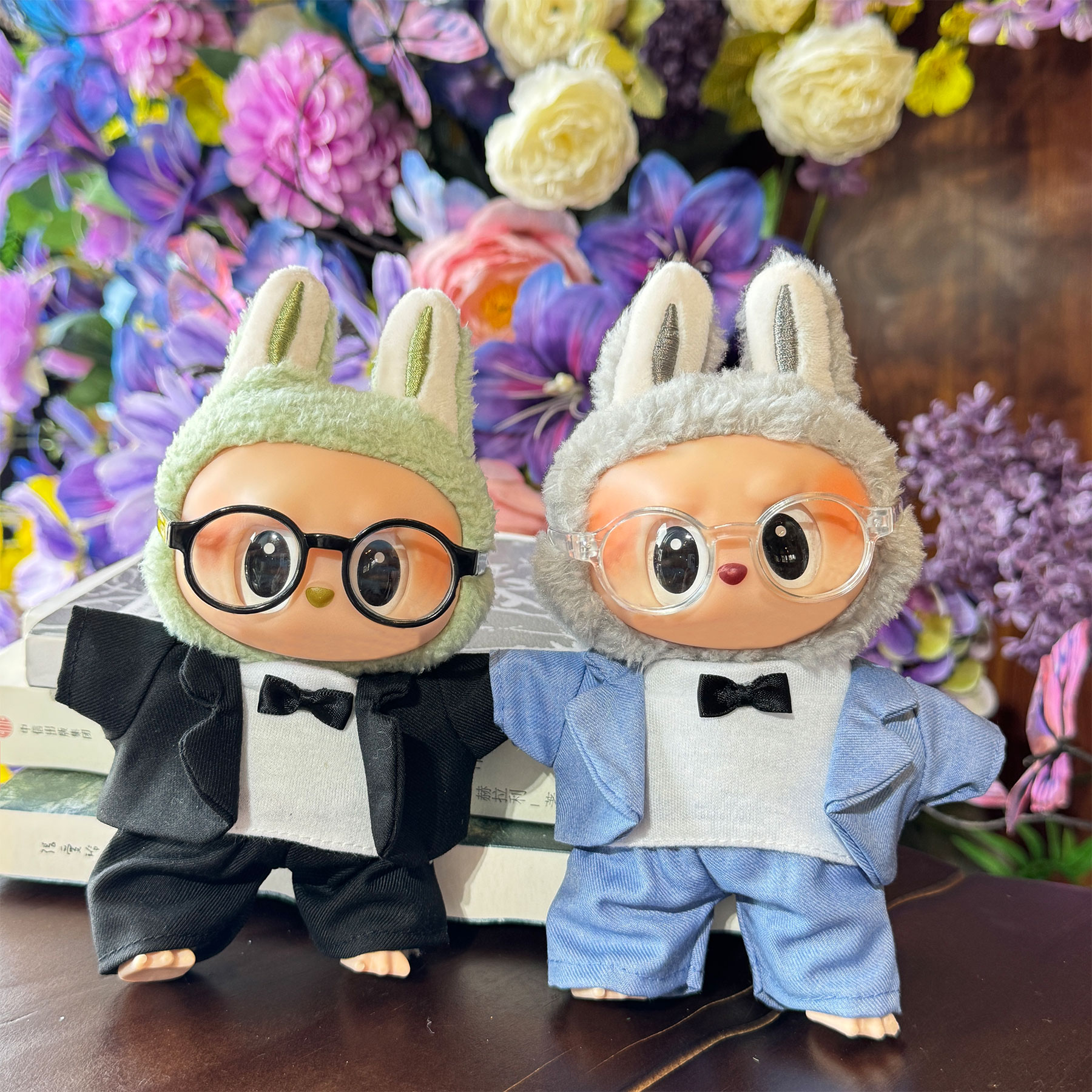 9-Piece Clothing & Accessories Set for 15cm–17cm labubus – Perfect Gift for Kids and Collectors – Fits Most Dolls