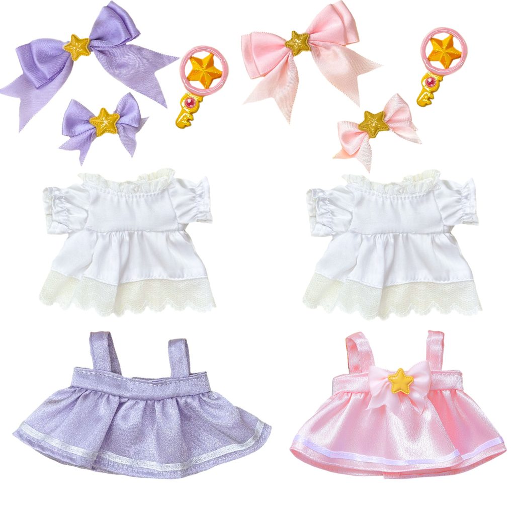 10-Piece Clothing & Accessories Set for 15cm–17cm labubus – Perfect Gift for Kids and Collectors – Fits Most Dolls