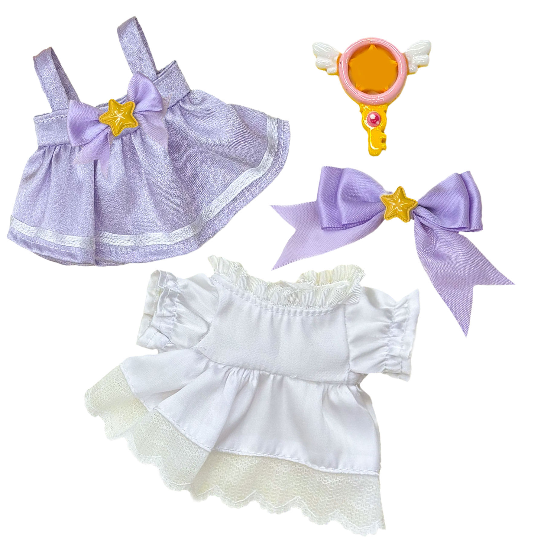 3/5-Piece Clothing & Accessories Set for 15cm–17cm labubus – Perfect Gift for Kids and Collectors – Fits Most Dolls