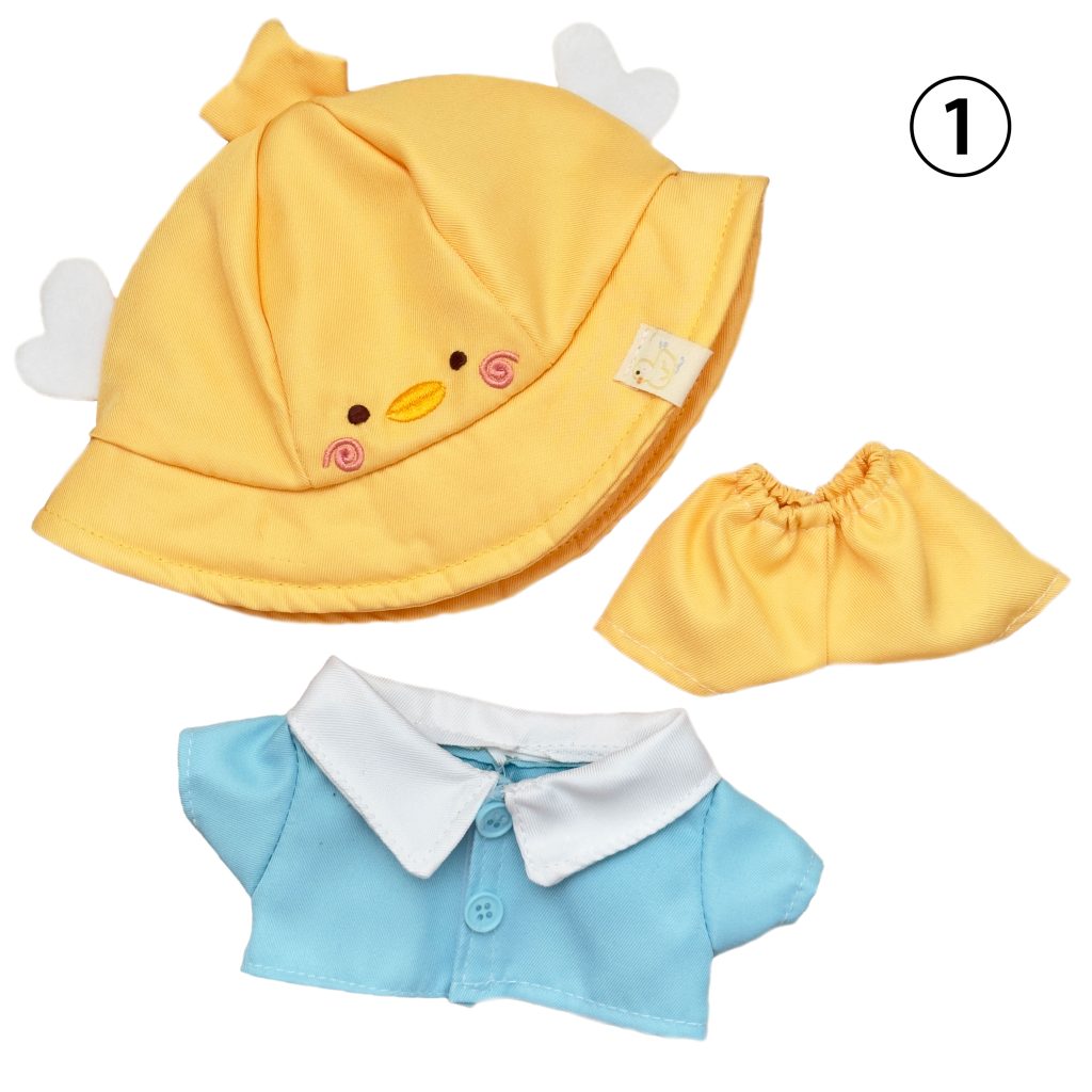 3 Pcs Of Cotton Doll Clothes Sets，Doll  Sets,fits 20cm  Plush Dolls