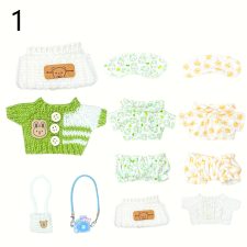 Handmade Plush Doll Clothes Set, fit 6-8in Plush Doll or Cotton Dolls, Christmas Gifts /Birthday Gifts for Doll Collectors