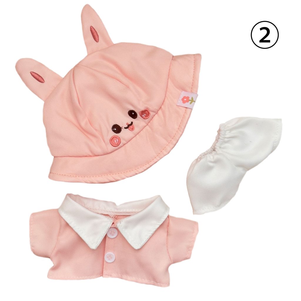 3 Pcs Of Cotton Doll Clothes Sets，Doll  Sets,fits 20cm  Plush Dolls