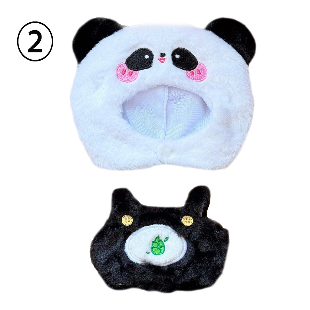 2 Pcs Of Cotton Doll Clothes Sets,Doll Plush Animal Set,fits 20cm  Plush Dolls