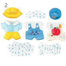 handmade 11/12 pcs of Plush Doll Clothes Set, fit 6-8in Plush Doll or Cotton Dolls, Stuffed Animal Clothes and Accessories,Christmas Gifts /Birthday Gifts for Doll Collectors