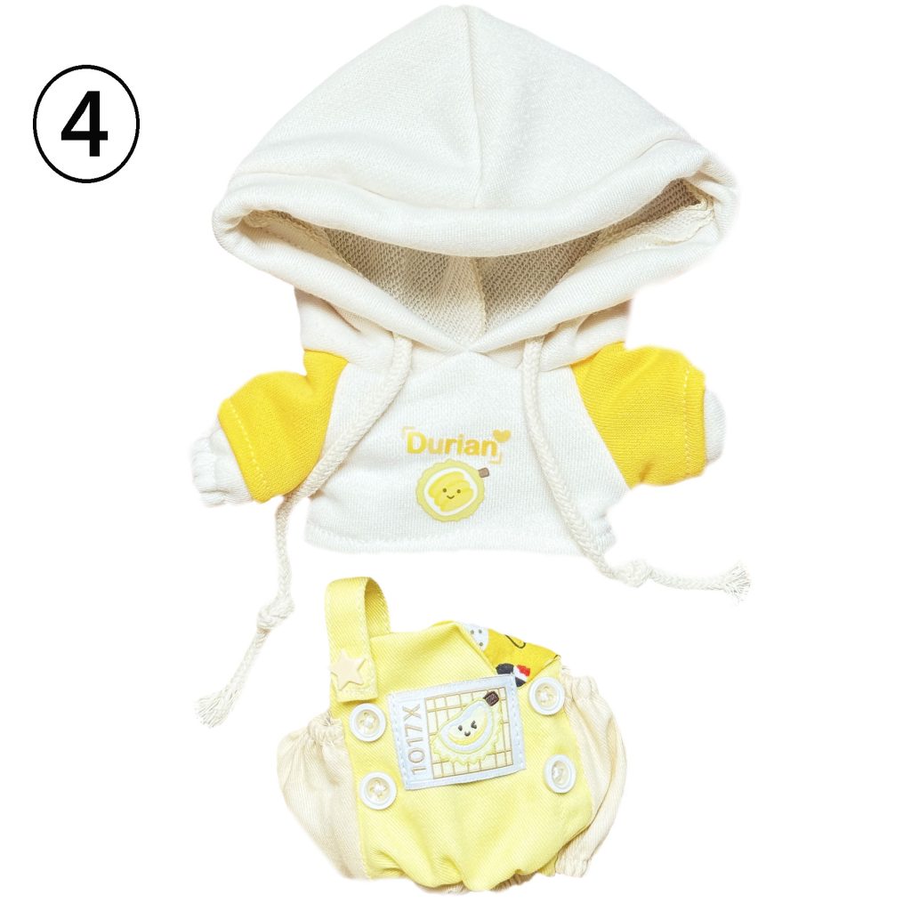 2 Pcs Of Cotton Doll Clothes Sets,Doll Hoodie Set,fits 20cm Plush Dolls
