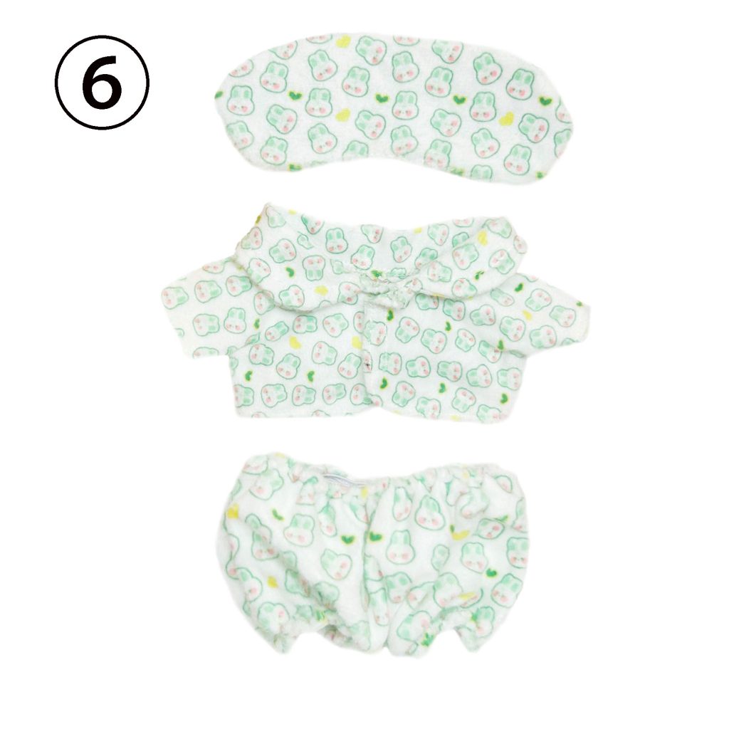 3 Pcs Of Cotton Doll Clothes Sets，Doll Pajamas Sets,fits 20cm/8 in Plush Dolls