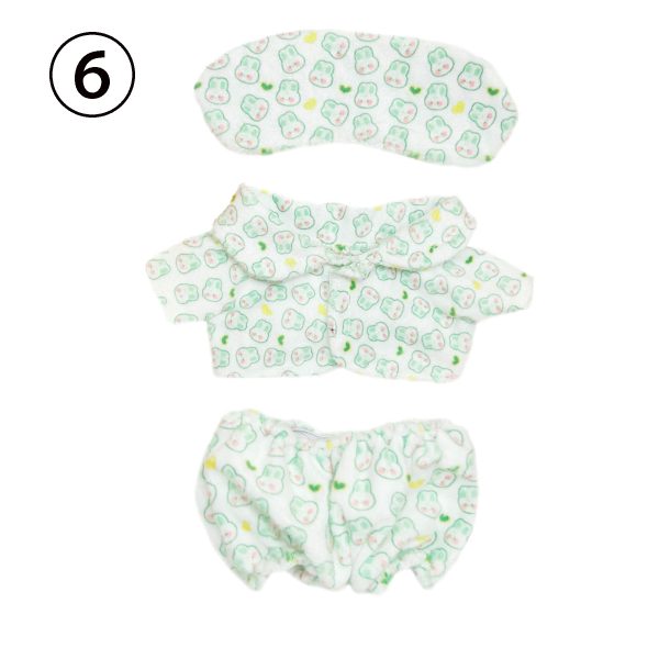 3 Pcs Of Cotton Doll Clothes Sets，Doll Pajamas Sets,fits 20cm/8 in Plush Dolls